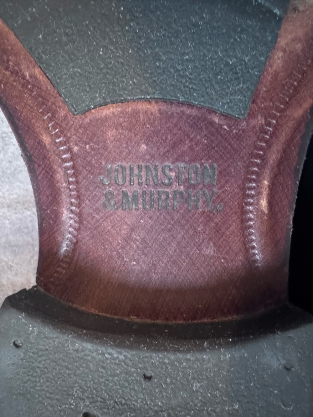 Johnston & Murphy Black Leather Penny Loafers - Sleek Dress Slip-Ons - Picture 11 of 13